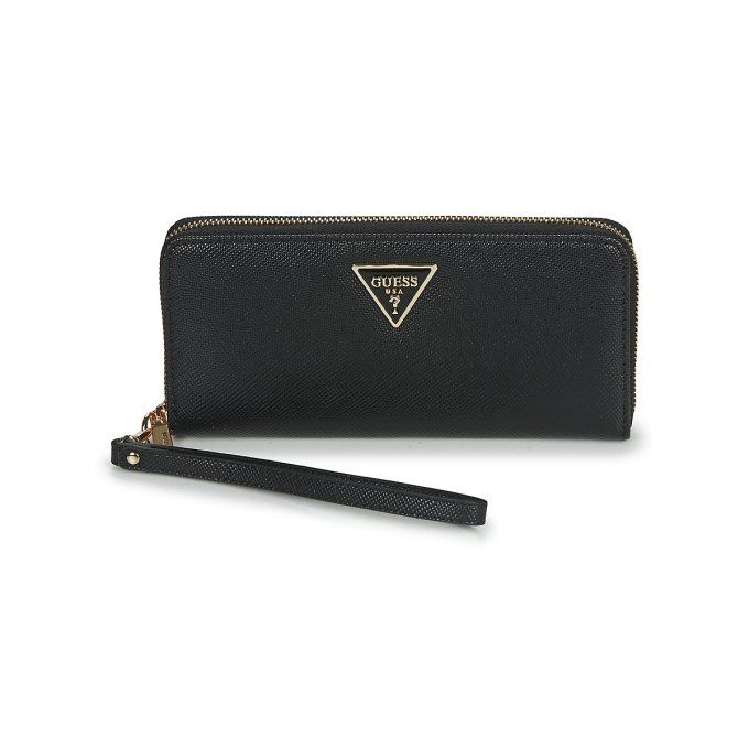 PORTEFEUILLE GRAND FORMAT CUIR PU LAUREL GUESS JEANS BLACK SWBG85 00146 
