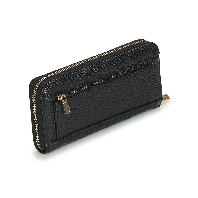 PORTEFEUILLE GRAND FORMAT CUIR PU LAUREL GUESS JEANS BLACK SWBG85 00146 