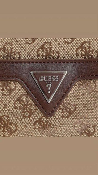 SACOCHE LOGO MILANO GUESS JEANS MARRON HMVZLJ P4123