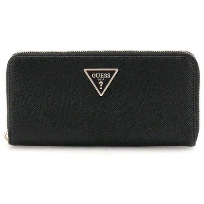 PORTEFEUILLE GRAND FORMAT CUIR PU LAUREL GUESS JEANS BLACK SWBG85 00146 