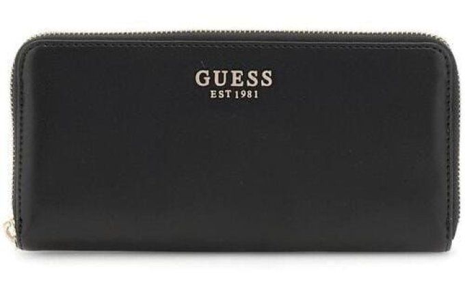 PORTEFEUILE GRAND FORMAT CUIR PU LAUREL GUESS JEANS BLACK SWVC85 00146
