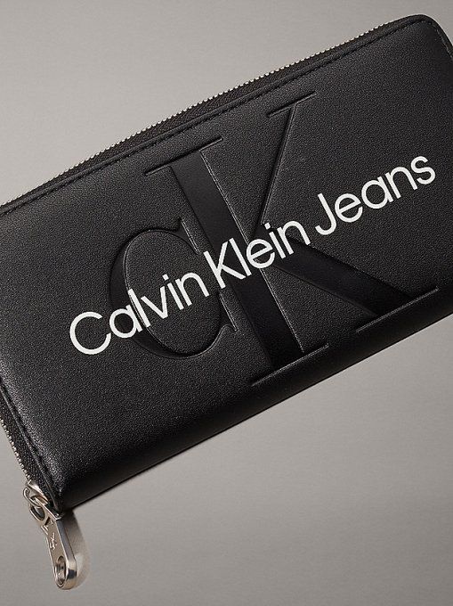 PORTEFEUILE GRAND FORMAT CALVIN KLEIN BLACK K60K607634
