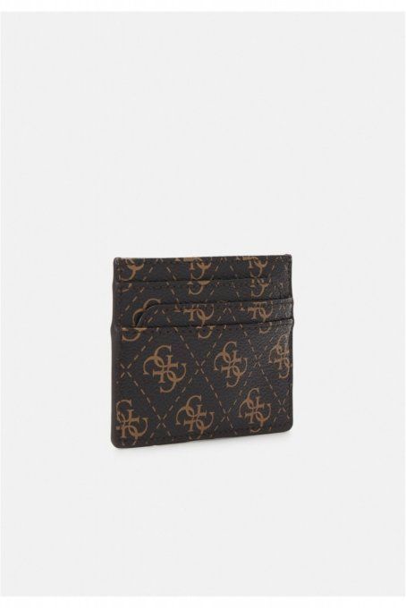 PORTE CARTES  GUESS JEANS BROWN