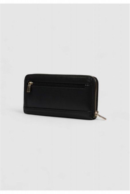 PORTEFEUILE GRAND FORMAT CUIR PU LAUREL GUESS JEANS BLACK SWVC85 00146