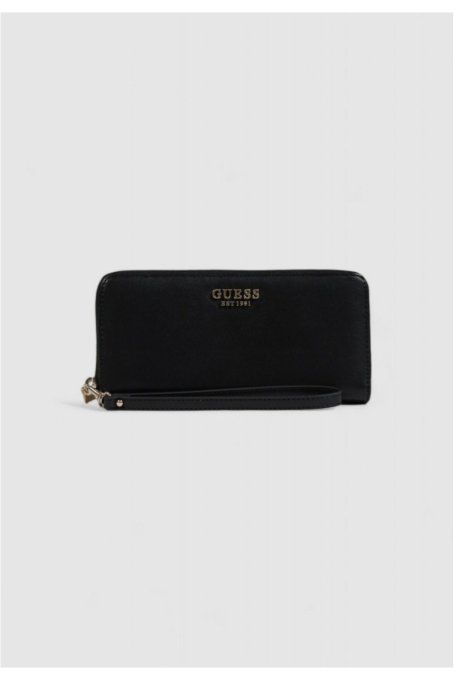 PORTEFEUILE GRAND FORMAT CUIR PU LAUREL GUESS JEANS BLACK SWVC85 00146