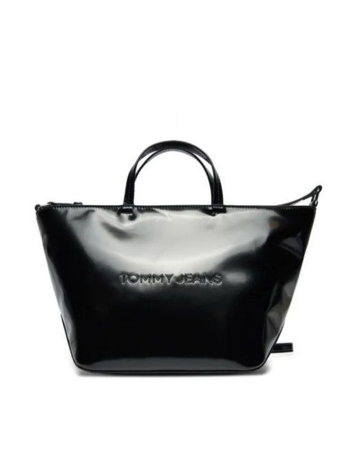 MINI SAC CABAS BANDOULIERE TOMMY JEANS BDS BLACK AW0AW16268